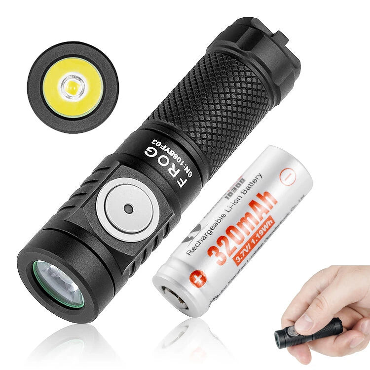 Lumintop Frog V3.2 720LM 115M EDC LED Outdoor Flashlight USB C Rechargeable Lamp Camping Lantern Keychain 10300 Li-ion Battery Mini Torch