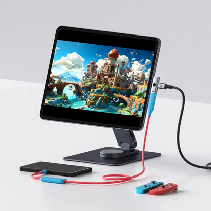 Hagibis TUA08 2-in-1 USB-C Adapter Type-C to USB-A+PD100W 10Gbps High Speed Data Dongle Adapter for Laptop Phone Tablet