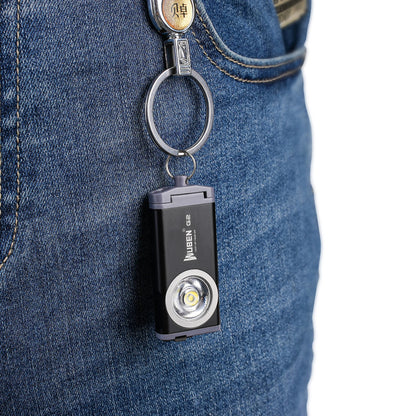 WUBEN G2 P9 500LM Quick-release EDC LED Keychain Flashlight Magnetic Tail Type-C Charging Super Wide-angle Floodlight Keychain Lamp Work Light With Back Clip