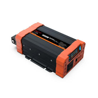 Car Power Inverter 12V DC To 220V AC Car Inverter Pure Sine Wave LCD USB Portable Inverter Pure Sine Wave