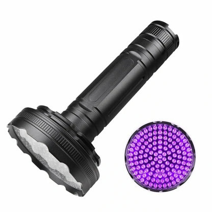 128 LED UV Purple Light Ultraviolet Inspection Torch Portable Lamp Waterproof Multifunctional 395nm Fluorescent Detector Lighting Flashlight