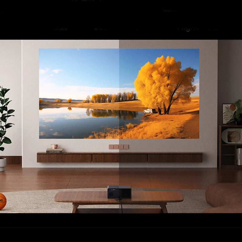 [Netfilx & Google TV Certified]Wanbo X5 Pro 1080P LCD Projector 1100 ANSI Lumens Google TV Integration Auto Focus Keystone Correction 4K Supported Dual Band WiFi 2+16G Built-in Dual 5W HiFi Speakers Home Theater Cinema