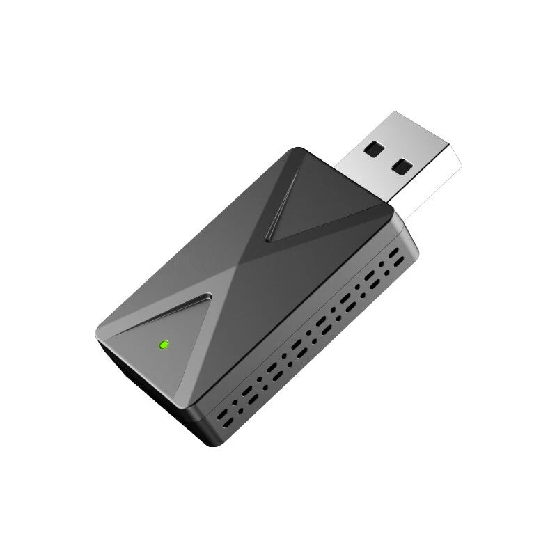 BABAOLONG 2 in 1 CarPlay Android Auto Adapter Wireless Conversion USB Type-C Plug and Play Dual System Stable Connection 5.8GHz WiFi