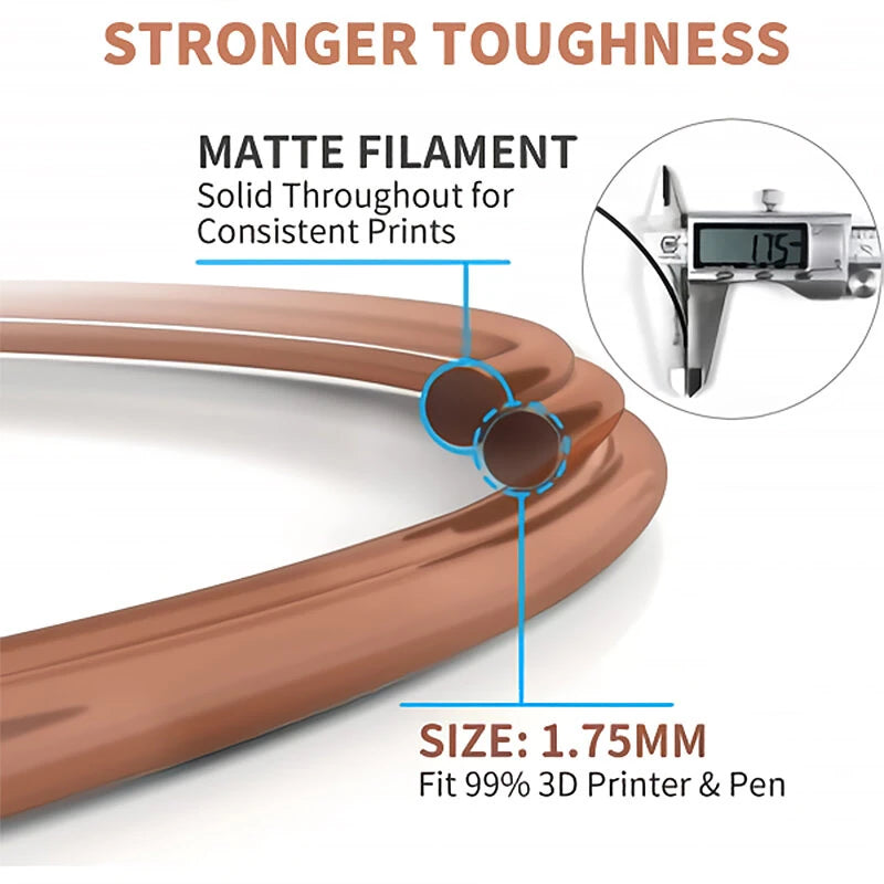 5pcs/10pcs 1kg/roll 700-001-1364 GEEETECH PLA Matte Orange 3D Printer Filament for 1.75mm Diameter Filament 3D Printers