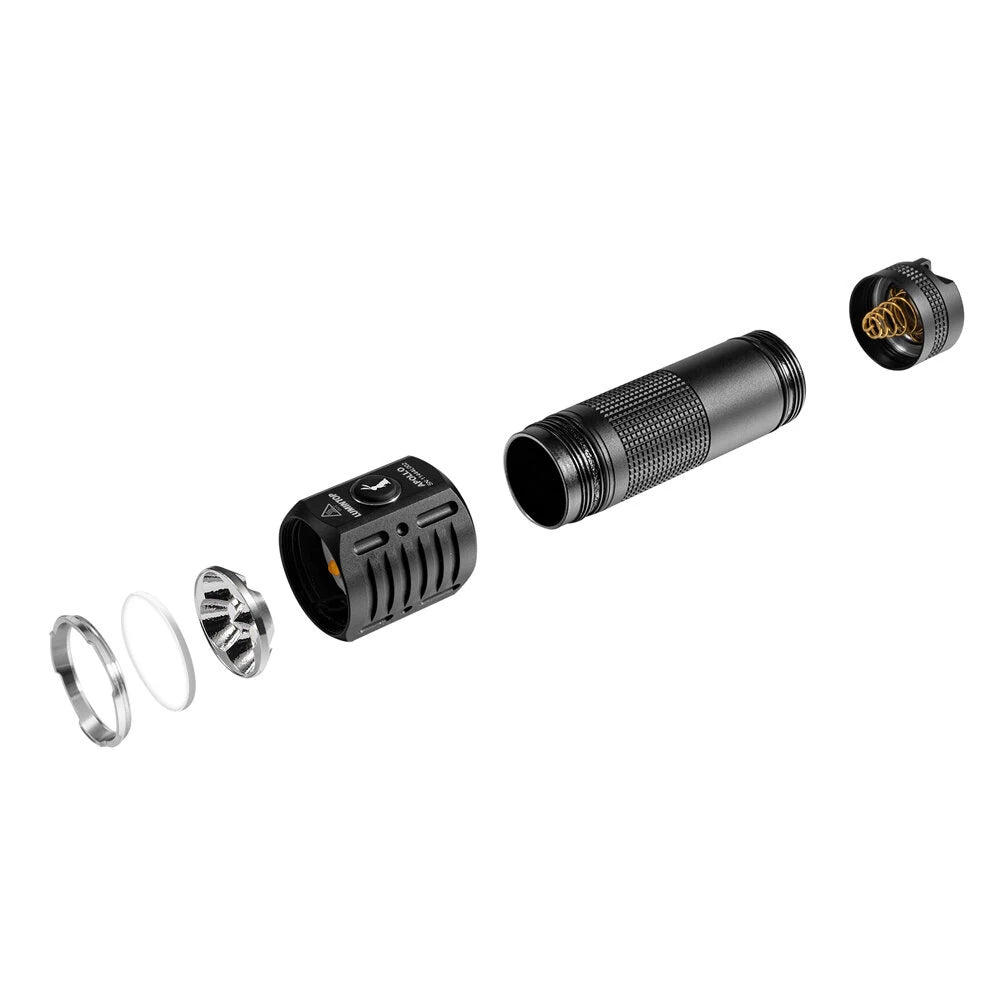 Lumintop APOLLO 4Pcs LED 1300LM Compact EDC Flashlight with 21700 Battery Type C Rechargeable Mini LED Torch High Powe Outdoor Lighting Magnetic Tail Camping Lamp