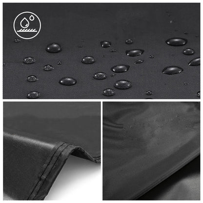 KING DO WAY BBQ Grill Cover 30x25x47'' Heavy Duty Waterproof Windproof Dust UV Resistant with Handle Straps Storage Bag Windproof Buckle and Shrink Rope for Weber Brinkmann Char-Broil Holland