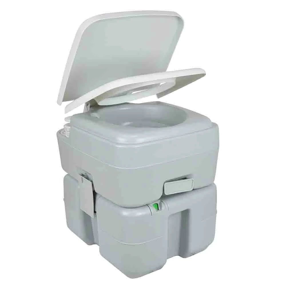 [EU Direct] CALTER 20L Portable Outdoor Camping Toilet Portable Flush Toilet Mobile Toilet Boating Hiking Trips Easy Cleaning, C-CHEM-WC-20