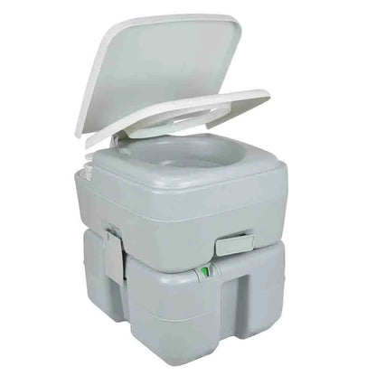 [EU Direct] CALTER 20L Portable Outdoor Camping Toilet Portable Flush Toilet Mobile Toilet Boating Hiking Trips Easy Cleaning, C-CHEM-WC-20
