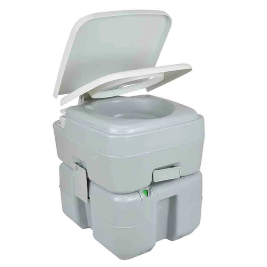 [EU Direct] CALTER 20L Portable Outdoor Camping Toilet Portable Flush Toilet Mobile Toilet Boating Hiking Trips Easy Cleaning, C-CHEM-WC-20