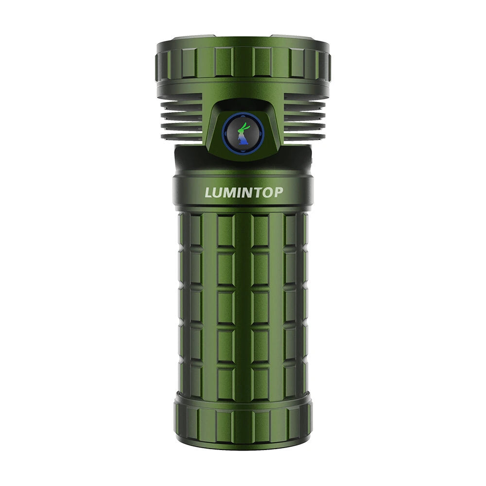 Lumintop Mach4695 26000LM Strong Light LED Flashlight With 46950 Battery USB-C Charge Discharge 32000mAh Power Bank Self Protect Search Torch With Fan High Powerful Outdoor Lighting