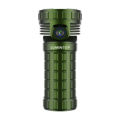 Lumintop Mach4695 26000LM Strong Light LED Flashlight With 46950 Battery USB-C Charge Discharge 32000mAh Power Bank Self Protect Search Torch With Fan High Powerful Outdoor Lighting