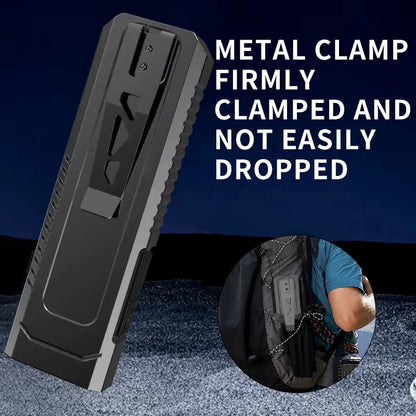 SD-31 1500 Lumens Portable Aluminum Alloy LED Flashlight EDC Tactical Rechargeable Work Light USB-C Rechargeable Waterproof Bright Light for Outdoor Camping Hiking Emergency