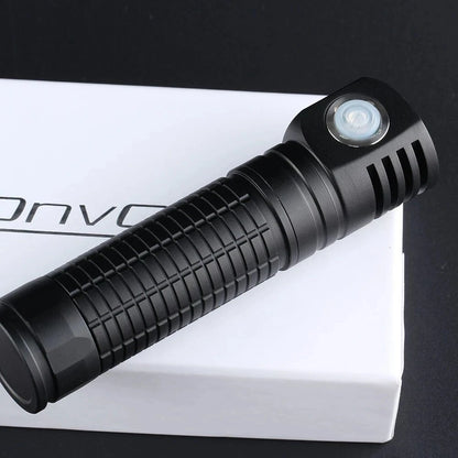 Convoy H1 2 in 1 Multifunctional EDC LED Flashlight Headlamp XML2 1000lm 18650 Flashlight Camping Fishing Hunting Cycling Head Light