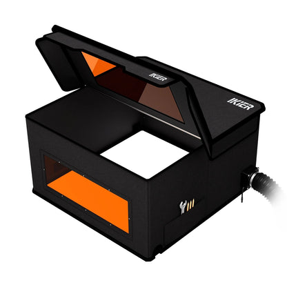 iKier E1 Laser Engraver Protective Cover Enclosure Foldable Dust-Proof Cover for All Brand Laser Engraver Eye Protection nsulates Against Noise Fumes and Odors