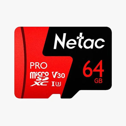 Netac P500 TF Memory Card 64GB 128GB 256GB U3 V30 Class 10 High Speed Micro SD Card for Phone Camera Driving Recorde