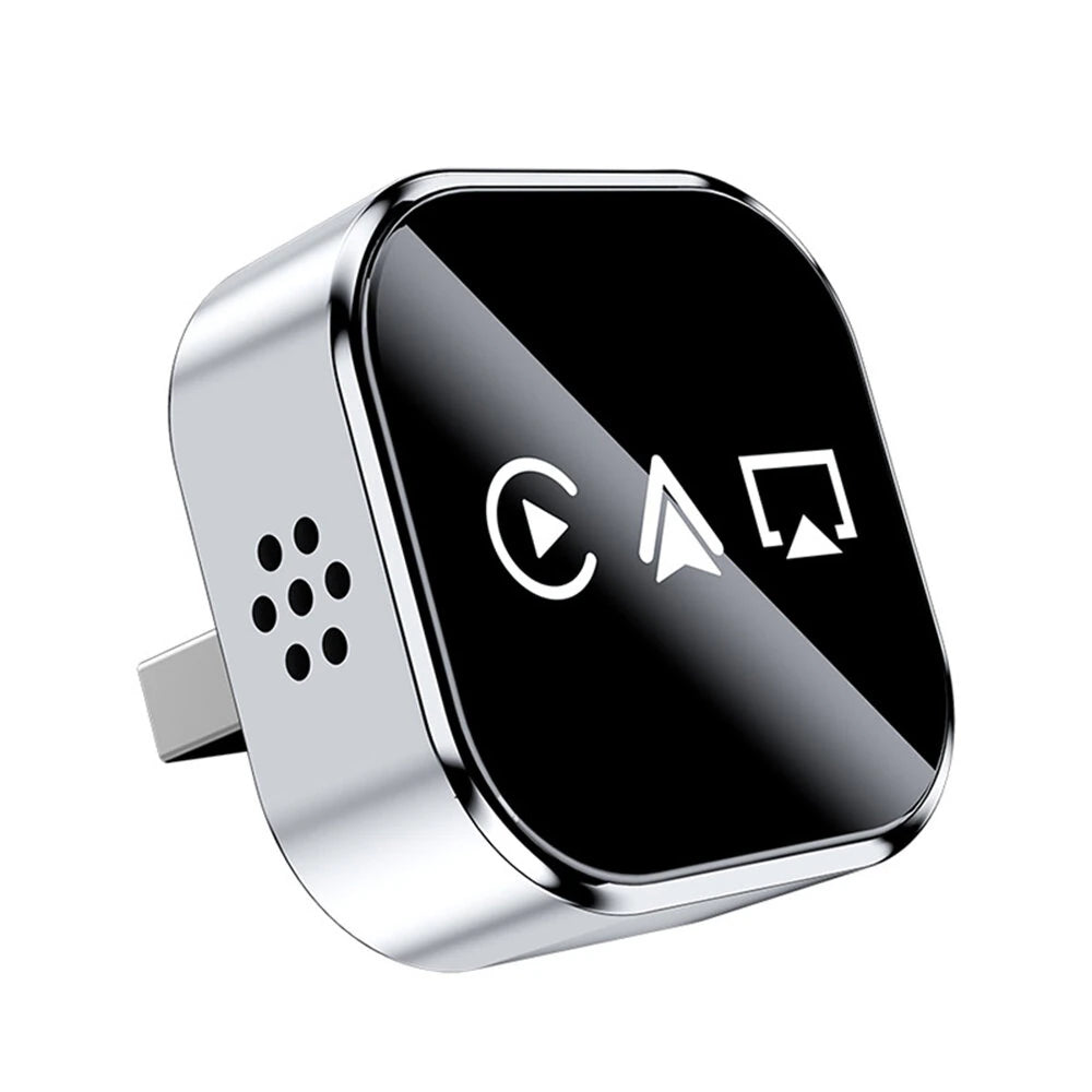 3In1 Car Wireless Carplay Adapter USB Dongle Plug And Play Wired To Wireless Smart Box