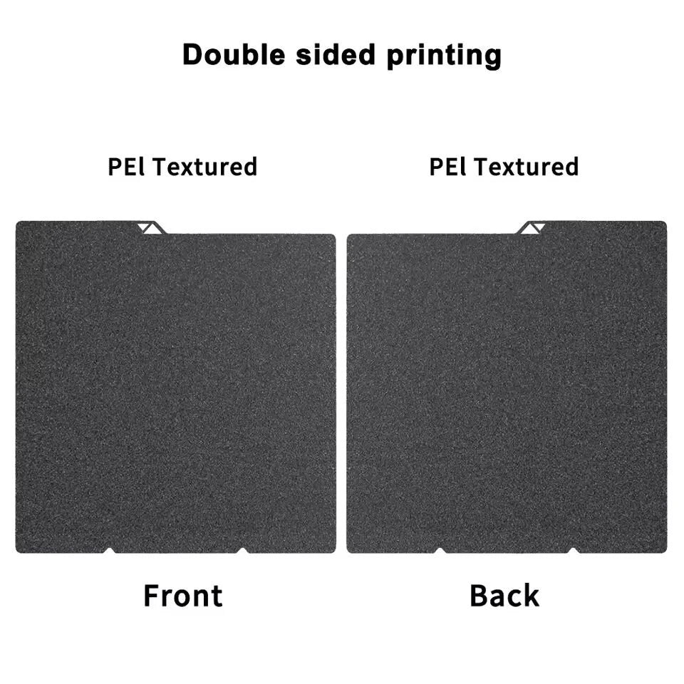 for Anycubic Kobra S1 Plate Pei Sheet 264x276mm Textured Kobra S1 Combo Build Plate Double Sided Peo Pet Pey Kobra S1C Bed