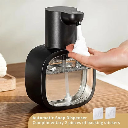 Smart Foam Hand Soap Dispenser 500ml Capacity Waterproof Design with Infrared Sensor for Home Kitchen Bathroom