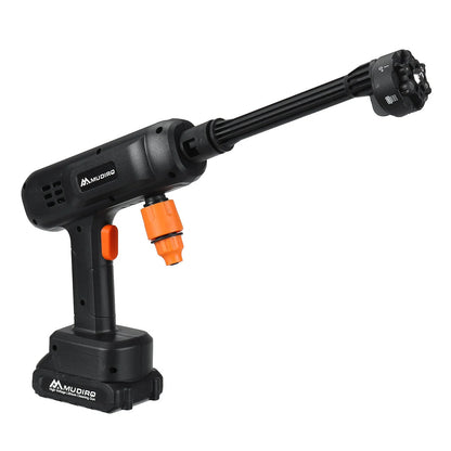 High Pressure Washer Cordless 500W 60bar/870psi Car Washing Spray Cleaner Machine 6 In 1 Water Sprayer EW-S03 21V/0.5A 15000mAh