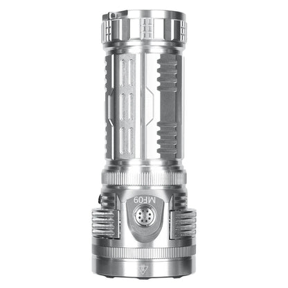 Astrolux MF09 9* XHP50.2 LED 26000LM 600M High Lumen Flashlight With TEC Active Cooling System + Fan, 46950 Battery, Removable Handle, Ultra-bright Long Range Strong LED Torch Perfect For Outdoor Searching Camping Heavy Duty