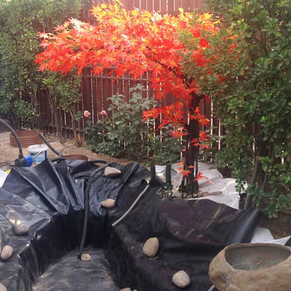 HDPE PVC Garden Fish Pond Liner Anti-Seepage Waterproof Heavy Duty Membrane Reinforced Landscaping Furniture Dust Cover