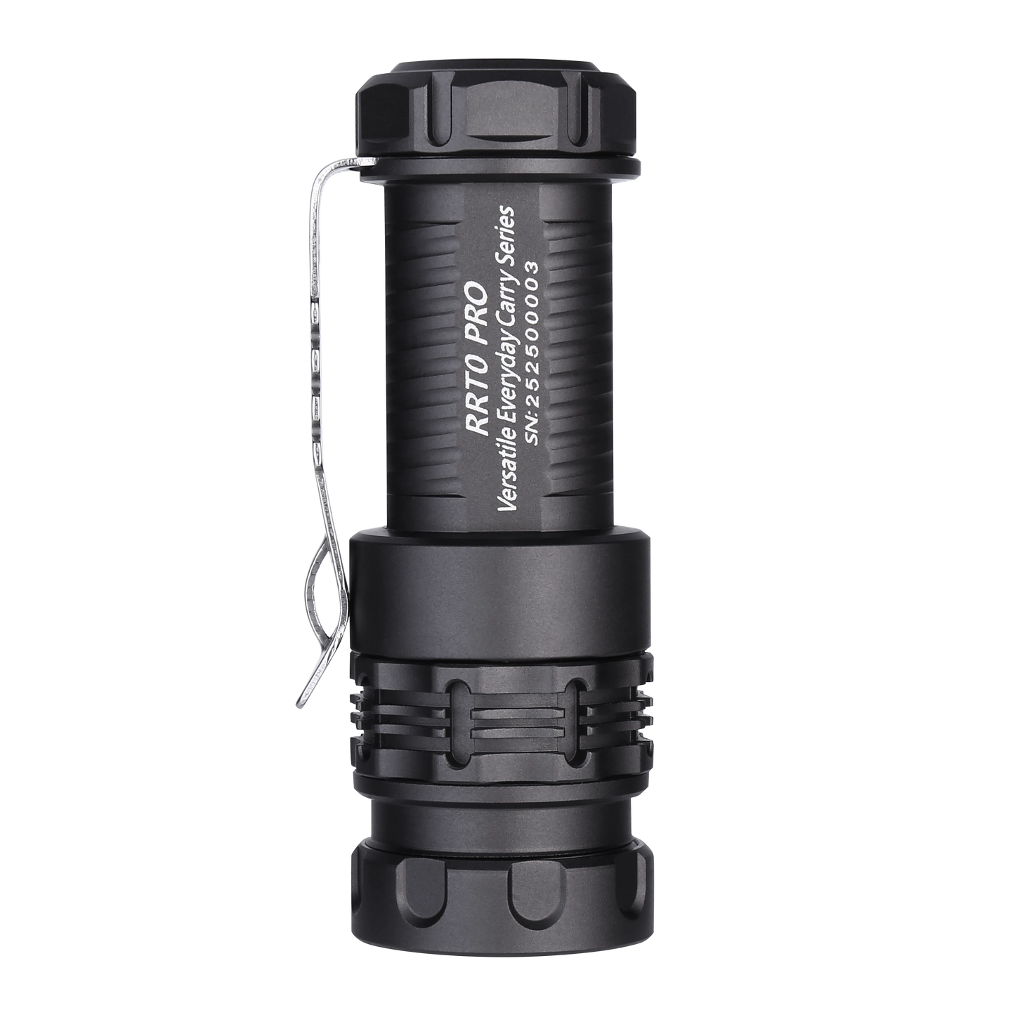 JETBEAM RRT0 PRO LED Rechargeable Small EDC Flashlight Equipped with 3 high-Brightness LEDs+with RGB Light,1680 lumens Maximum Range 200 Meters,IP66 Waterproof,for Outdoors,Work,Emergency