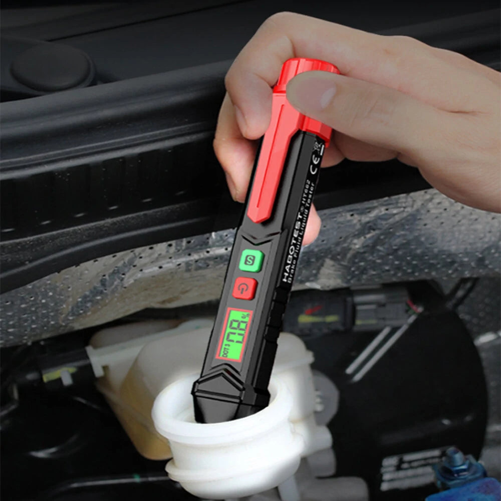 HT662 Brake Fluid Liquid Oil Tester Analyzer Meter for DOT3/DOT4/DOT5.1 Brake Fluid Content Detector