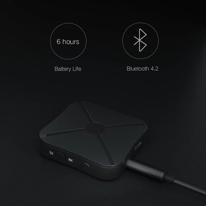 KN319 Bluetooth Receiver Transmitter 2-in-1 Wireless bluetooth Audio Adapter 3.5MM AUX Jack for Speaker TV Car PC Headphones