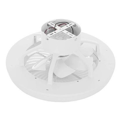 19" LED Ceiling Fan Light Flush Mount Ceiling Fan Lamp Chandelier Remote Control