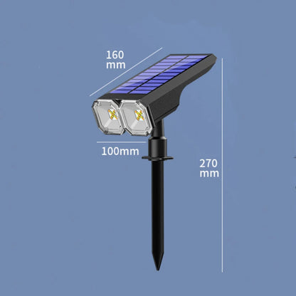 Solar Ground Light USB Rechargeable Outdoor Lawn Light Landscape Garden Light Solar Garden Waterproof Wall Light