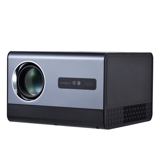 ZHENEVO Z1 Android 12.0 LED Projector 800 ANSI Lumens 1080P 4K Supported Video Portable Projector Built-in Dual 8W Stereo Speakers WiFi 6 Auto Focus/Keystone Correction Home Theater Projectors