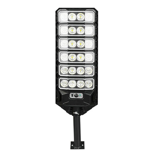 Elfeland 50W Outdoor Solar Street Light with Motion Sensor Light Sensor IPX4 Waterproof 3 Light Modes LED Floodlight