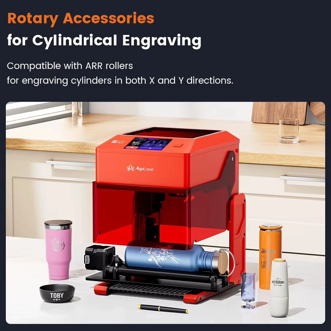 [EU/US/BR Direct]AlgoLaserPIXI 5W Laser Engraver Smart Safe Simple with Height Adjustable Fully Enclosed Cover Diy Desktop Portable Engraver Cutter