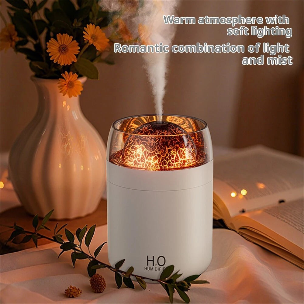 Tevorex 500ML USB Cool Mist Humidifier with Night Light and Timer Silent Air Diffuser for Bedroom & Home