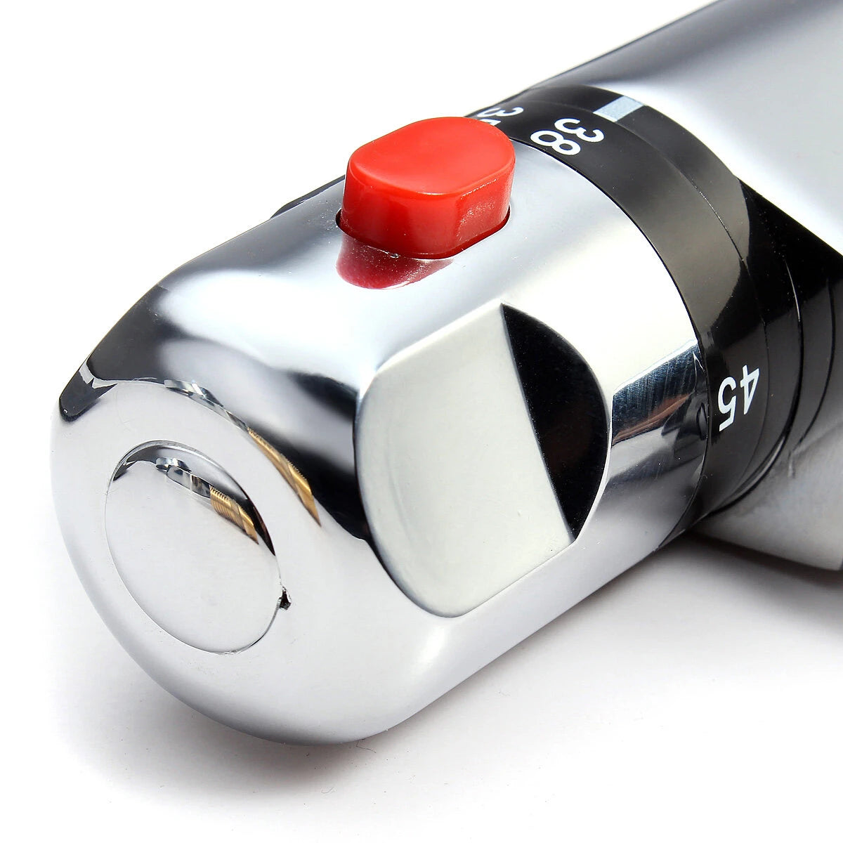 Bathroom Wall-mount Brass Thermostatic Shower Valve Bath Mixer Shower Control Valve Bottom Faucet 3/4" Thread Connector