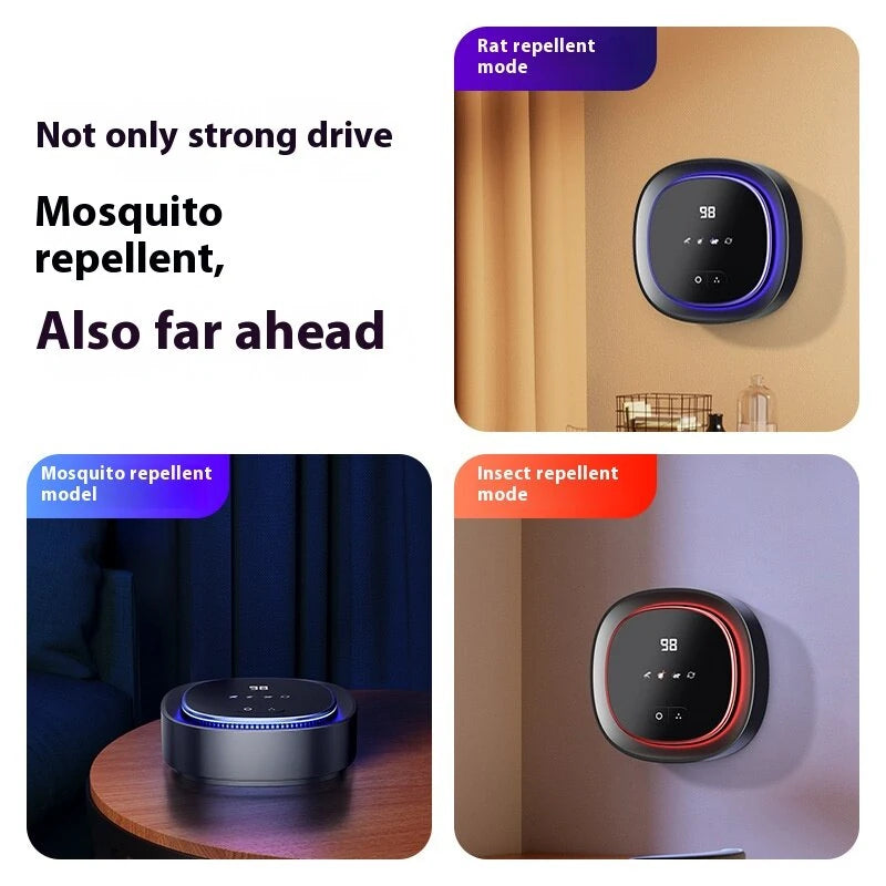 Ultrasonic Mouse Repeller Mosquito Repeller for Home Factory Car Rodent Killer Lamp Electronic Outdoor Insect Fly Repellent