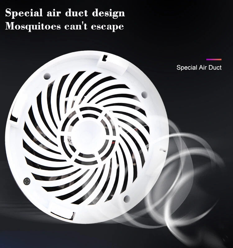 360 LED Portable LED Mosquito Killing Lamp USB Charging Insect Bug Zapper Qiuet Design