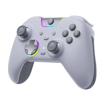 EasySMX X05pro Tri-mode Gaming Controller with Dual Hall Triggers RGB Effects Joystick Gamepad Four-zone Vibration Feedback 1KHz Polling Rate 1000mAh Video Game Controller