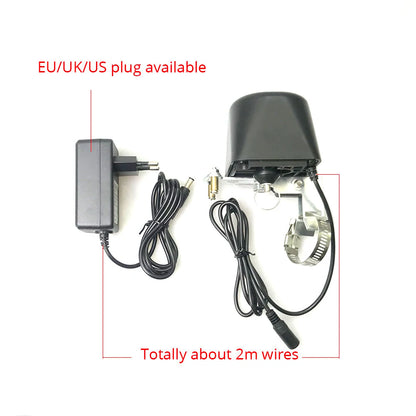 AGSIVO Tuya Wifi Smart Water Gas Valve Shut off App Remote Control Water Timer Sprinkler Controller Compatible With Alexa / Google Assistant Works with Smart Life and Tuya Application