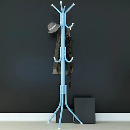 Coat Stand Garment Rack Shelf Metal Jacket Umbrella Hanger Standing 12 Hook