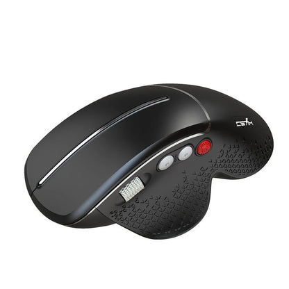 HXSJ T32 2.4G Wireless Vertical Gaming Mouse 1200-4800 DPI Aluminum Side Roller 6 Keys Ergonomic Design Anti Mouse Hand Gamer Mice for PC Laptop Computer