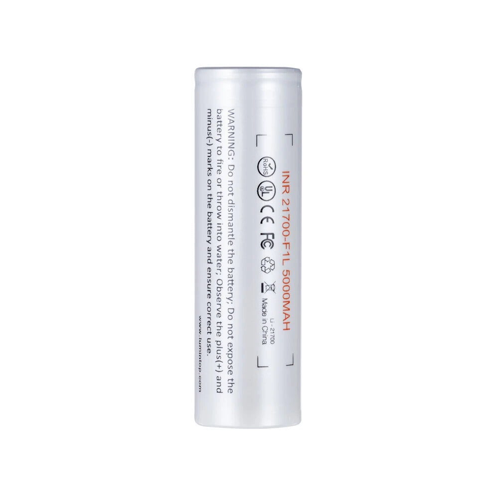 Lumintop 21700 Battery 5000mAh High Capacity Rechargeable Li-ion Cell 3.7V/18.5Wh Flashlight RC Home Tools Toys Batteries