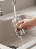 Automatic Stainless Steel Salt and Pepper Mill with Adjustable Coarseness