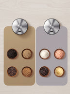 Automatic Stainless Steel Salt and Pepper Mill with Adjustable Coarseness