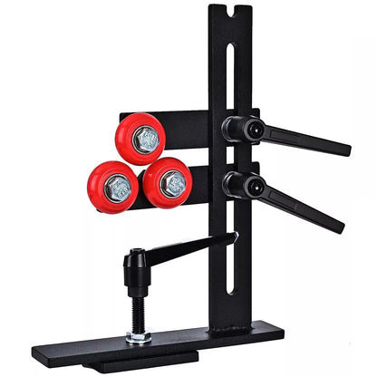 Polished Plastic Hinge Router Template Kit Adjustable for 2-1/2 to 6 Inch Hinges Square and Semidiameter Corners Easy Installation Sturdy Finish Industrial Hardware Tool