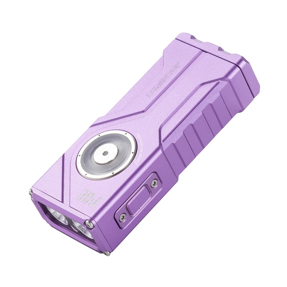 Lumintop F02 1000LM Multi Function LED+UV+ LEP EDC Flashlight With 10330 Battery, Green LEP Pointer Light, RGB Camping Light Magnetic Tail, USB Type C Rechargeable LED Mini Torch