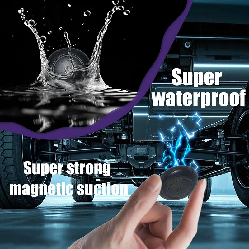 2025 New Model Mini GPS Tracker,Magnetic Waterproof Covert GPS Tracker,Car Global Positioning System.Extra Long Range for Vehicles,Elderly,Kids,Pets