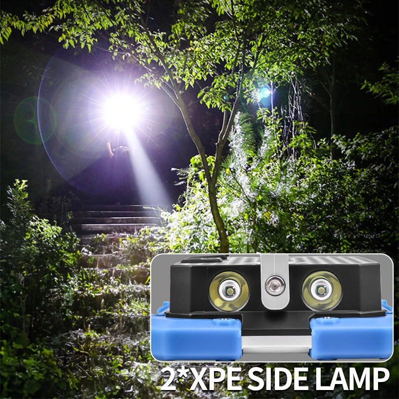 F023 Series LED Magnetic Work Light with Digital Display 3600mAh Battery Portable Multiple Light Mode USB-C Rechargeable IPX4 Waterproof for Camping Car Repair Emergency