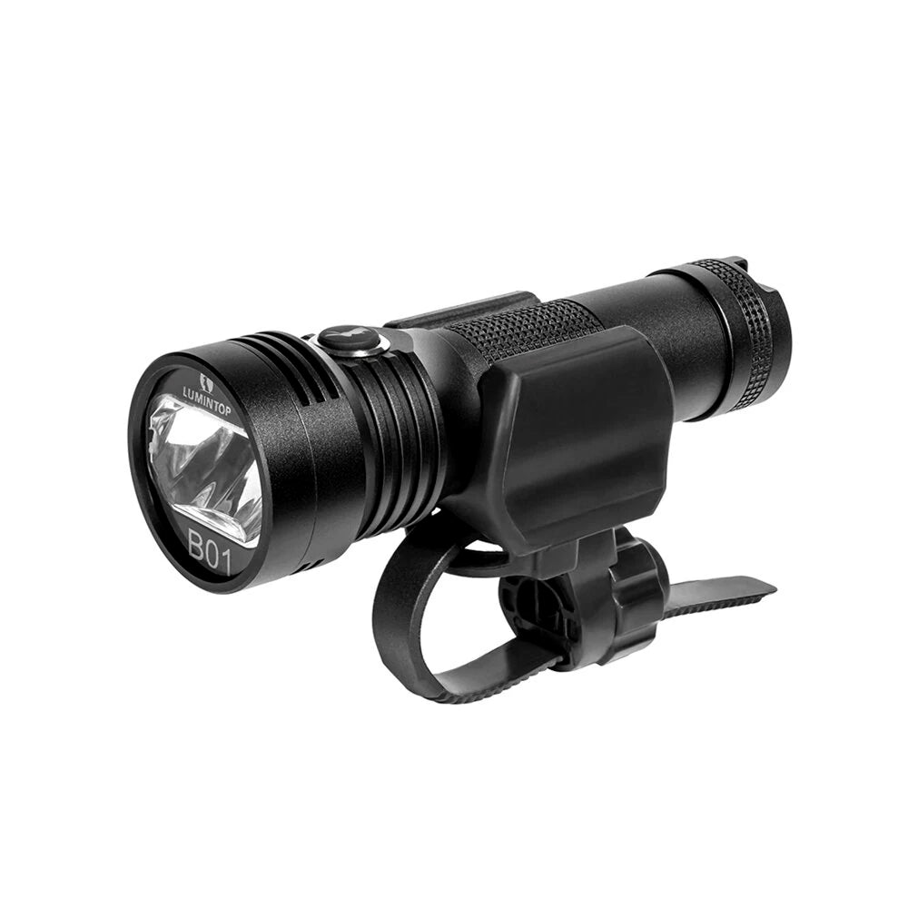 Lumintop B01 2in1 900LM 216m Bike Light LED Flashlight Anti Glare Bicycle Headlight with 21700 Battery USB Rechargeable Outdoor LED Torch Light