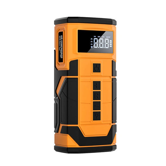 8400mAh Powerful Jump Starter Car Emergency Starting Power Supply Air Pump All-In-One Emergency Battery 600A Peak Current